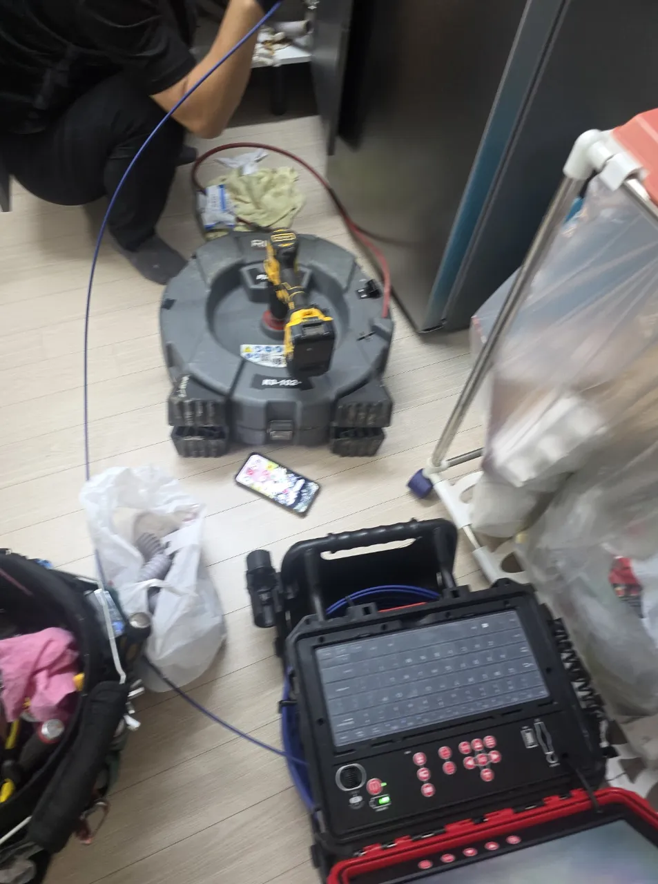 계양구 싱크대막힘 배수·배관 문제 원인을 점검하는 실제 작업 사진